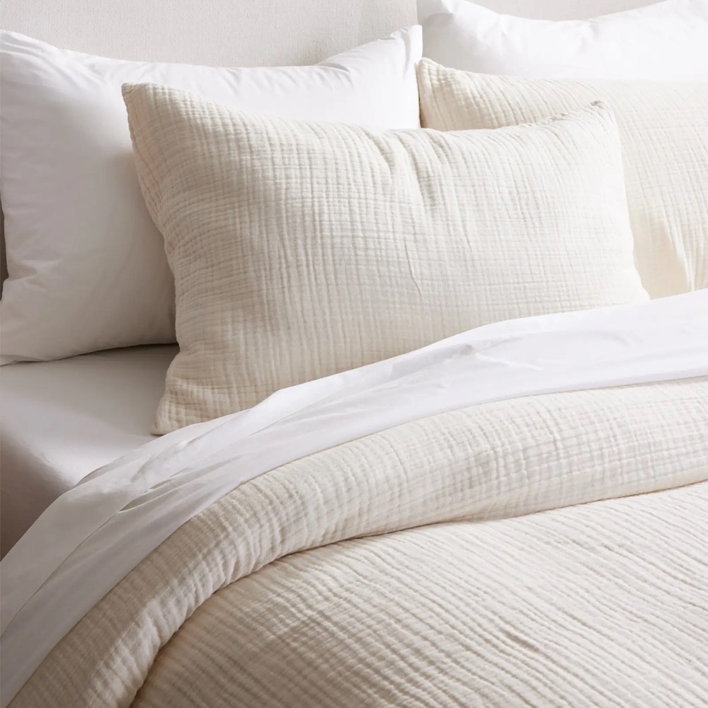 Quince Cream Duvet Cover Set
